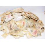 Very large tub of GB and world stamps, all sorted into individual bags