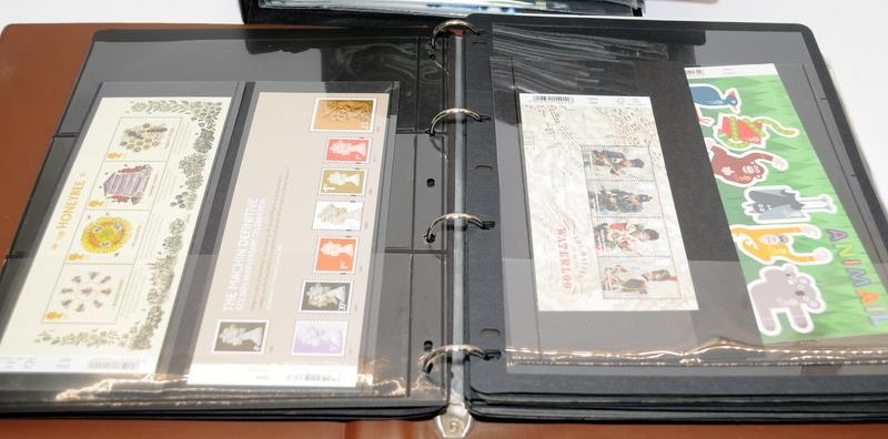 Three folders containing large quantity of Royal Mail mint presentation packs. - Image 4 of 10
