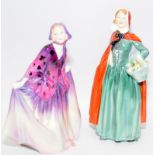 Royal Doulton Figurines Sweet Ann HN1496 together Jean HN2032 (2)