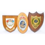 Three mess plaques to include Royal Naval Scientific Service and QE2 and a Royal Engineers