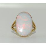 14ct Gold Opal ring. Size Q.