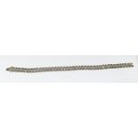 9ct gold diamond set bracelet