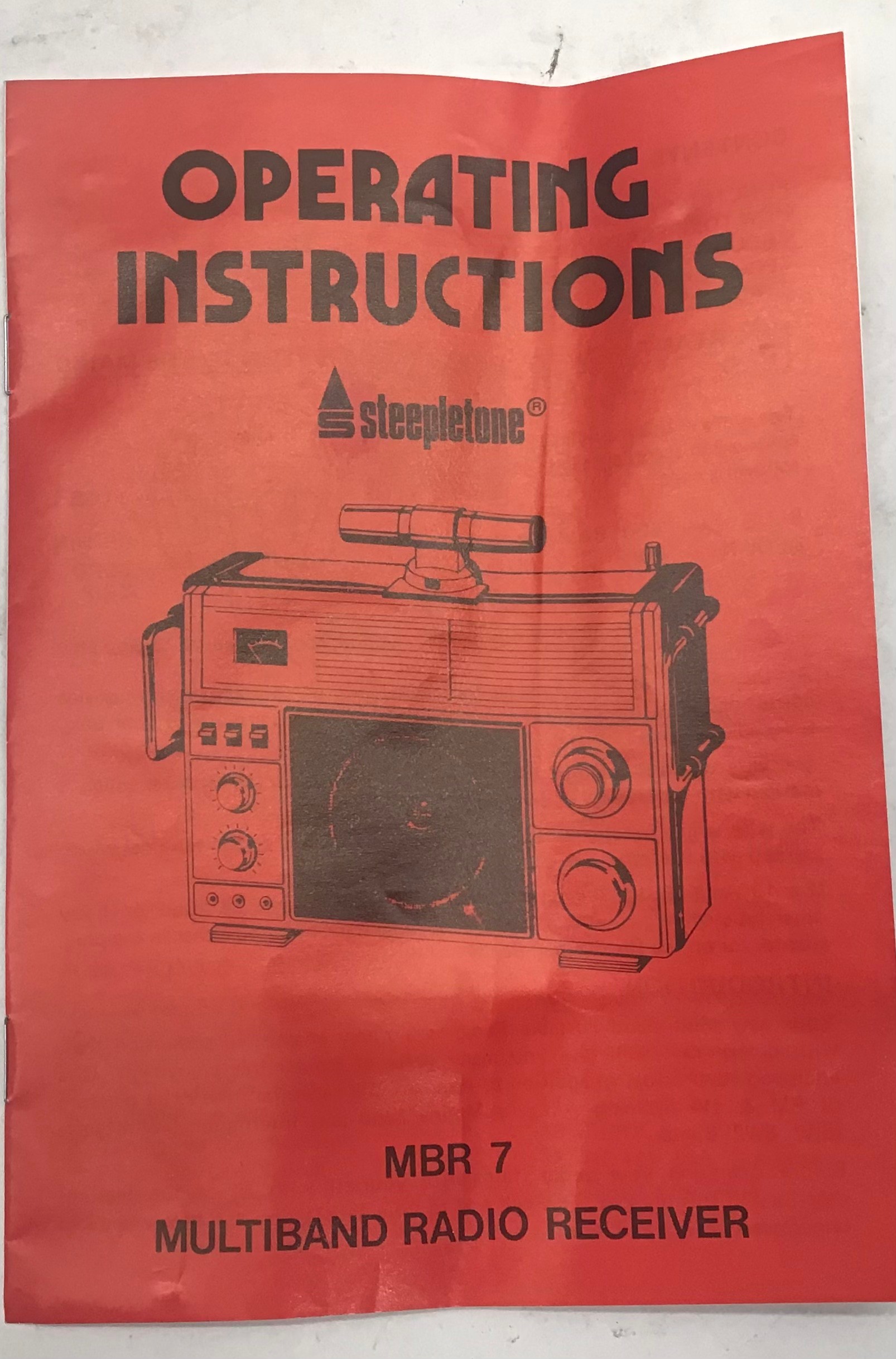 STEEPLETONE MULTIBAND RADIO. Model MBR7 with LW MW SW FM AM AIR Table Top Radio / Receiver - Image 3 of 3