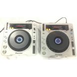 2 x DJ Pioneer CDJ 800Mk2 CD players which play fine and come with their mains leads.