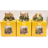 Lilliput Lane: Collection to include Porlock Down, Hampton Manor L2056 and New Forest Teas. All