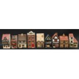 Lilliput Lane: Unboxed street scene (flat back for wall mounting) to include Numbers: 1, 2, 3, 4, 5,