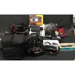 Quantity of cameras, camcorders and misc equipment