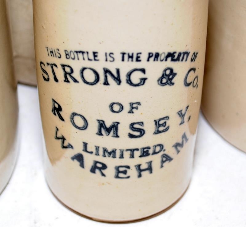 A collection of stoneware vessels to include a large example named for the Chequers Dorchester and a - Image 3 of 3