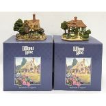 Lilliput Lane: Shades Of Summer L2125 boxed together with Medway Manor L2082 boxed (2).