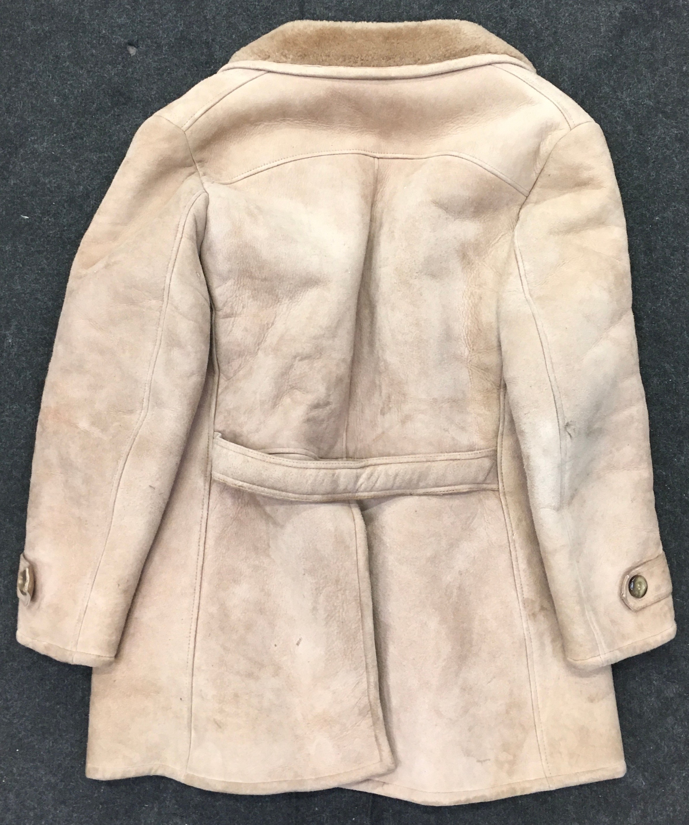 Gents leather and sheepskin jacket size 40. - Image 2 of 3