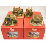 Lilliput Lane: Collection to include Golden Memories L2139, The Thornery L2168, Penny Sweets 593 and
