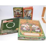 Vintage games to include hare and tortoise and hero quest