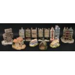 Lilliput Lane: Unboxed collection to include Horologist, Book Shop, Pawnbroker, Jeweller, H