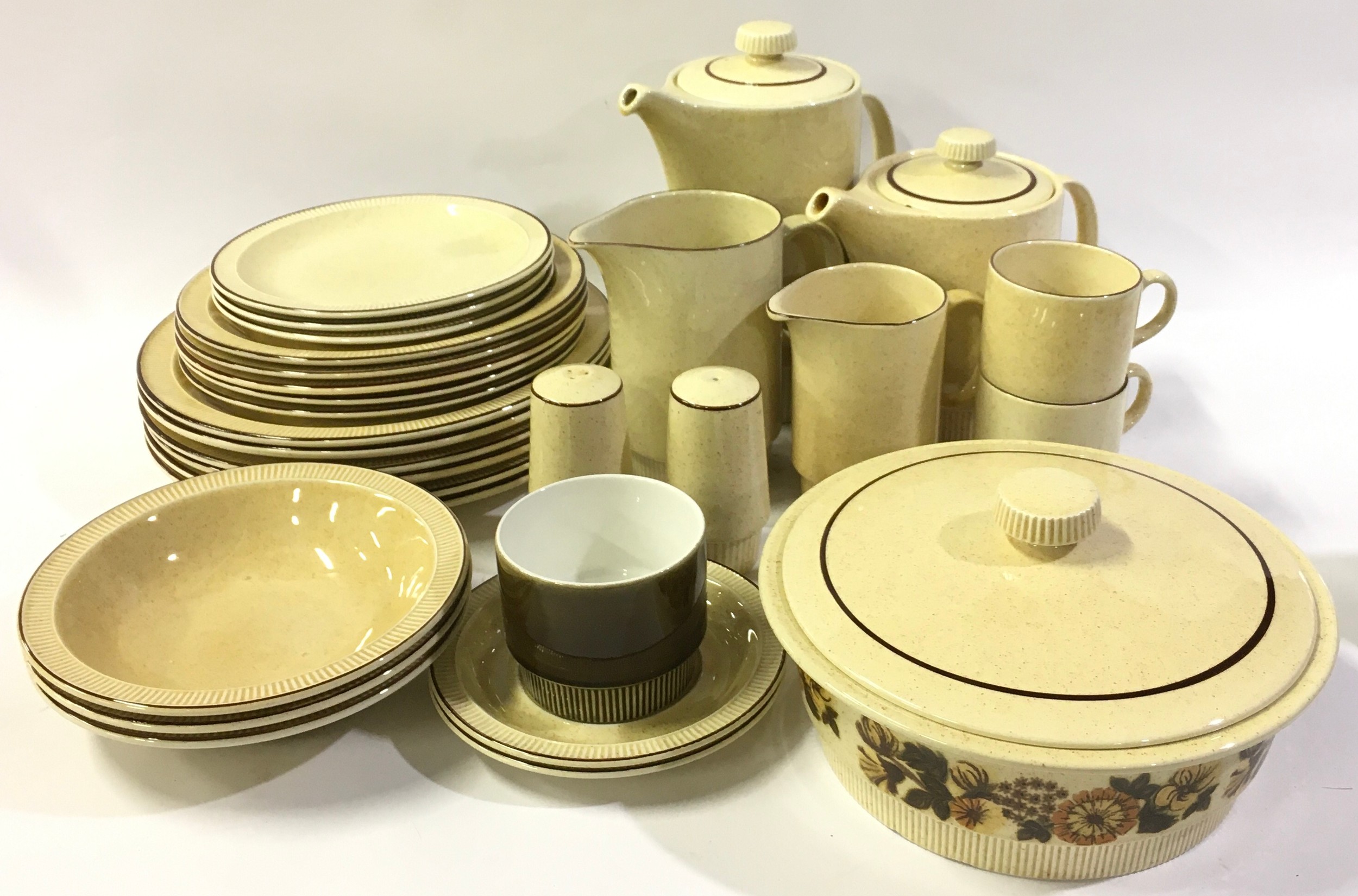 Poole Pottery Branksome part dinner service approx 30 pieces.