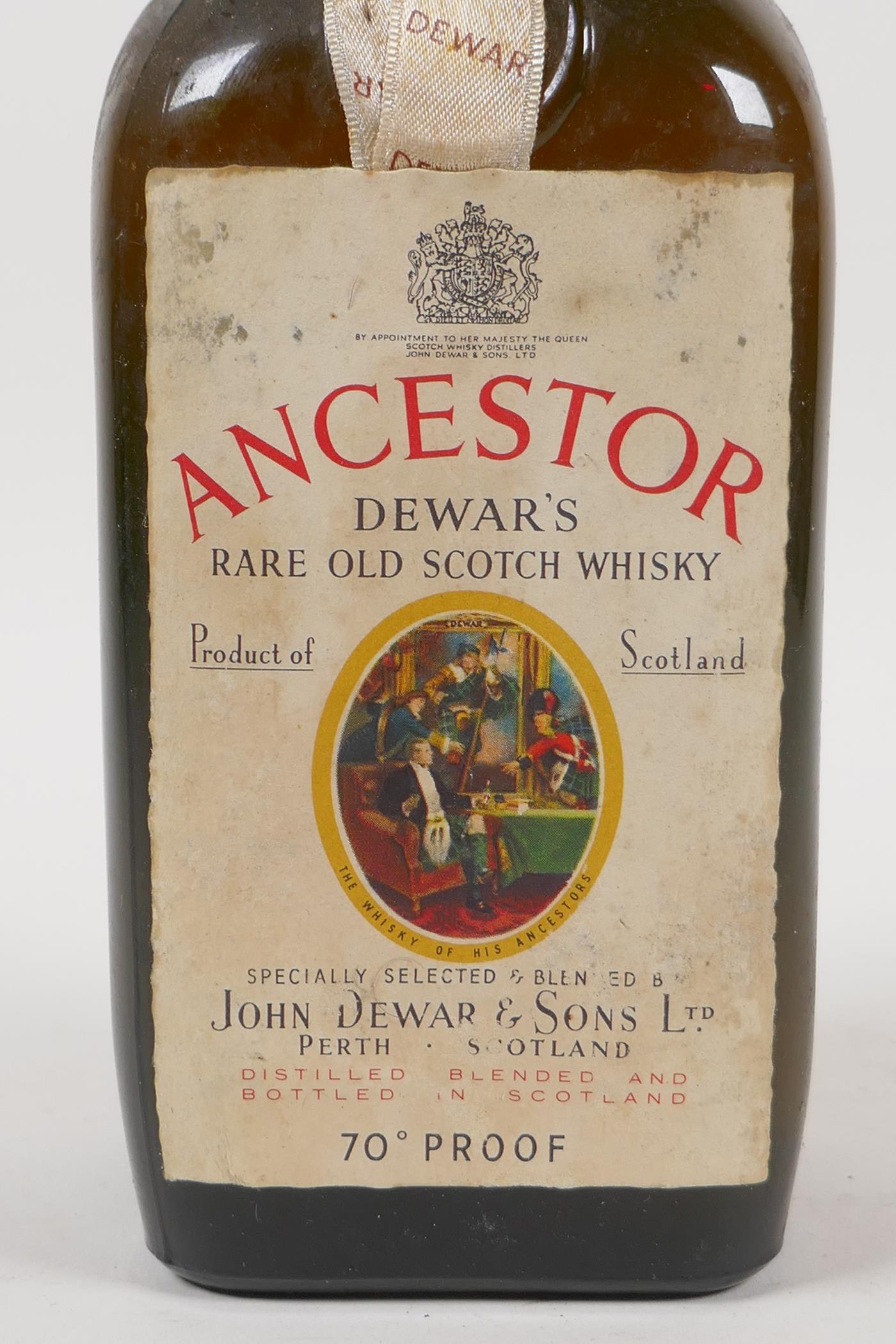 A bottle of Dewar's Ancestor Rare Old Scotch Whisky (Blended), circa 1950, 70% proof, sealed, 75cl - Image 2 of 7