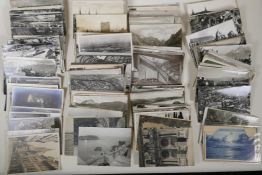 A quantity of early C20th topographical postcards, approx 800