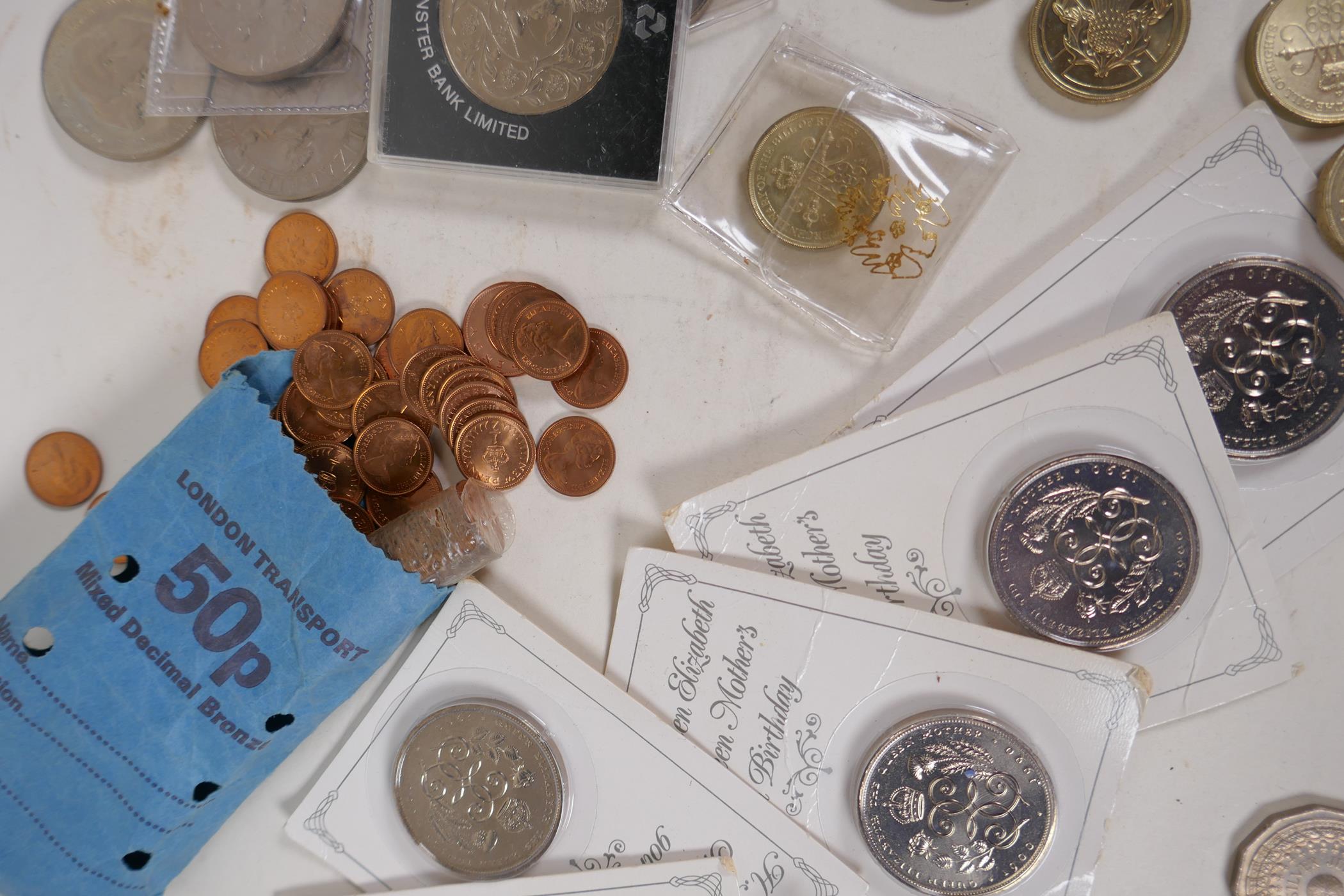 A quantity of mainly British assorted coins including commemorative early £2 etc - Image 6 of 6