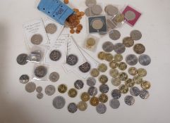 A quantity of mainly British assorted coins including commemorative early £2 etc