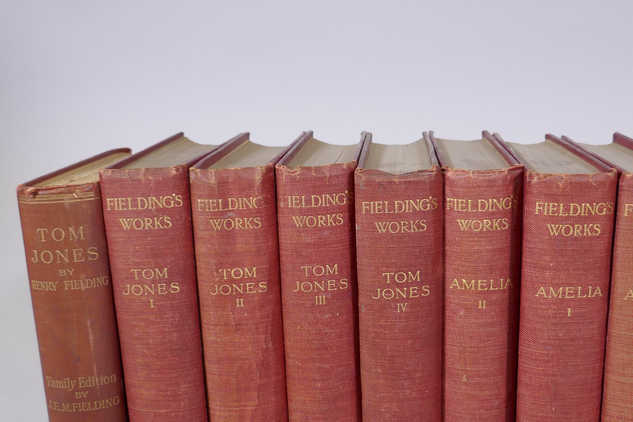 The writings of Henry Fielding, Plays and Poems, five volumes, no 317/375 limited edition, published - Image 2 of 11