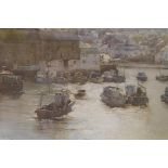 A collection of five assorted prints, D.J. Curtis 'Polperro', 306/500, Paul Deacon 'Salcombe