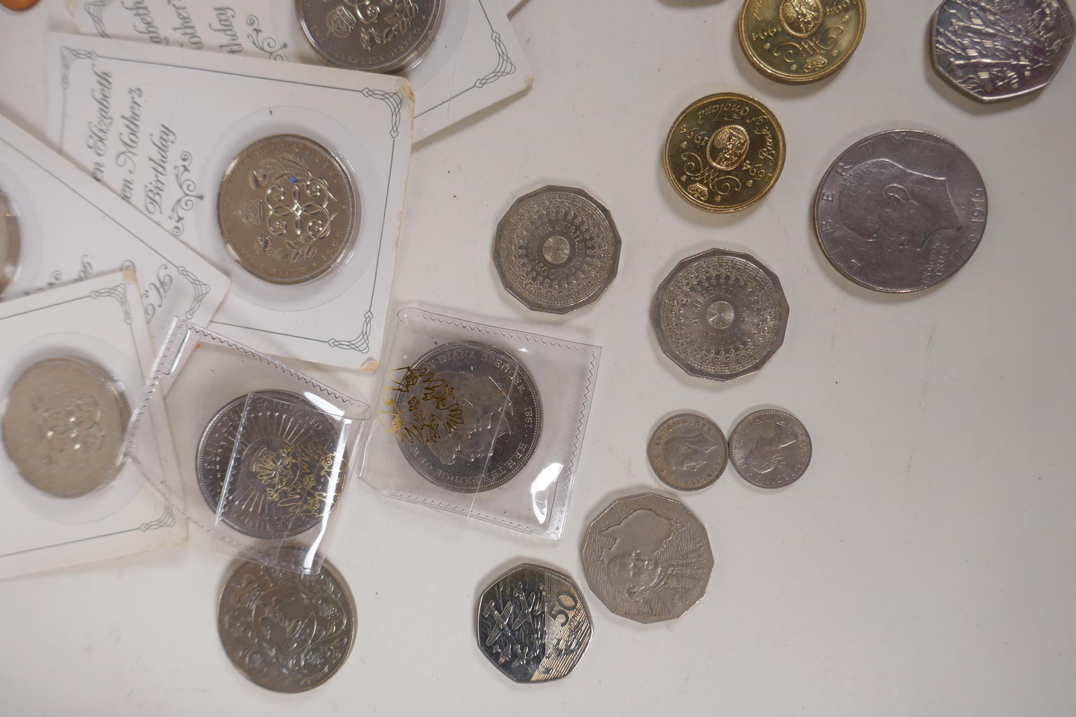 A quantity of mainly British assorted coins including commemorative early £2 etc - Image 5 of 6