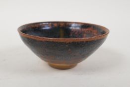 A Chinese Cizhou kiln conical bowl, 4½" diameter