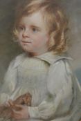 Alfred Hitchens, portrait of a child, signed and dated, 1919, pastel, 23" x 17"