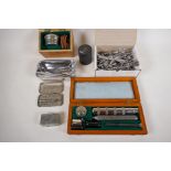 A quantity of veterinary medical instruments