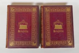 'The Imperial Shakspere' in two volumes, with notes by Charles Knight and illustrations, published