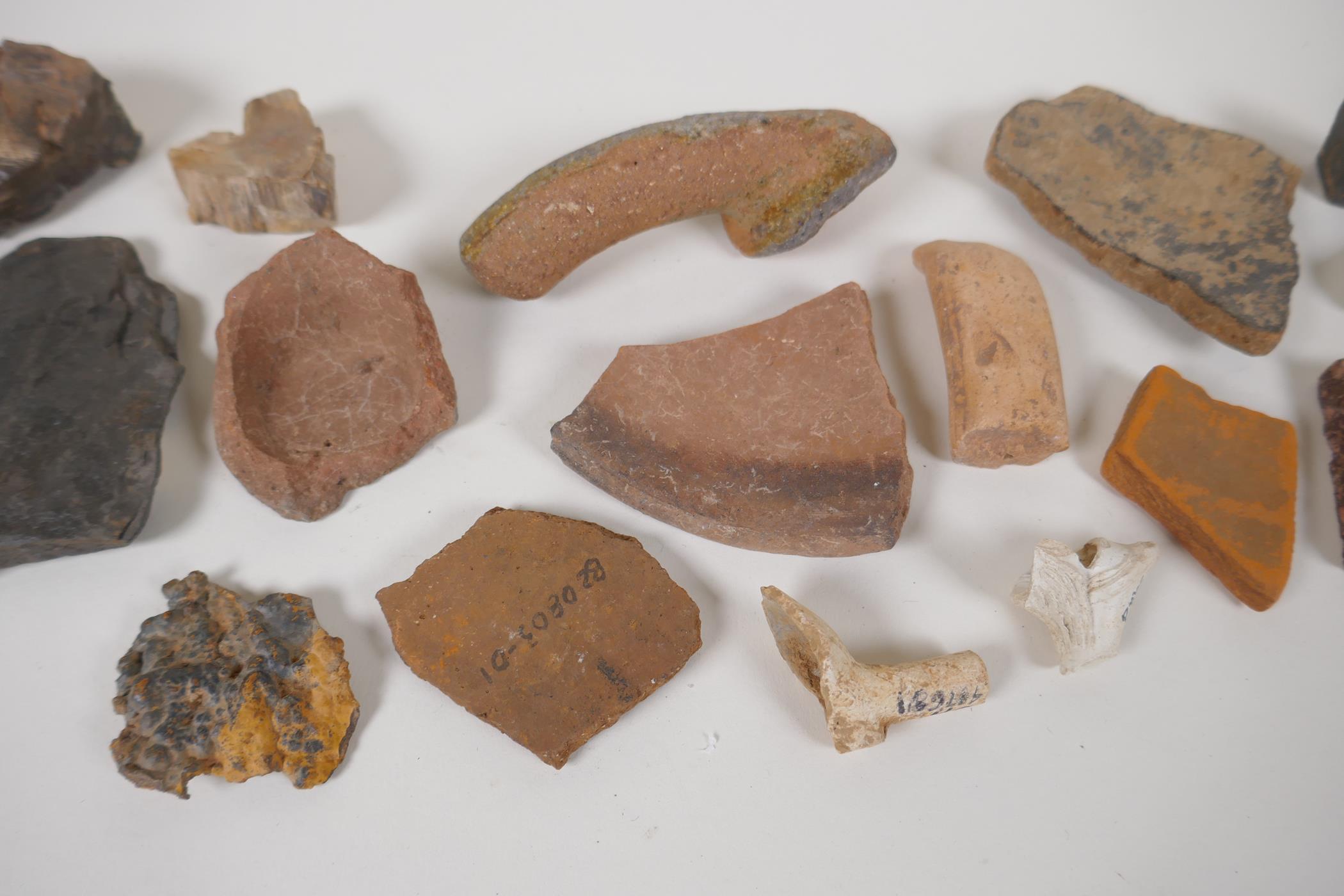 A quantity of Geological samples and archaeological finds - Image 3 of 5