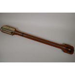 An antique stick barometer for restoration, 36" long