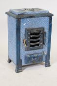 A vintage French 'Aciero' enamelled stove, 16" x 12" x 24"