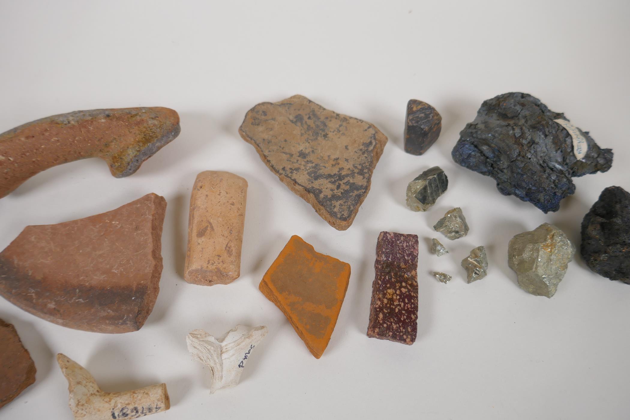 A quantity of Geological samples and archaeological finds - Image 4 of 5