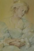 John Scarland, portrait of a young woman, after P.P. Rubens, 9" x 12"