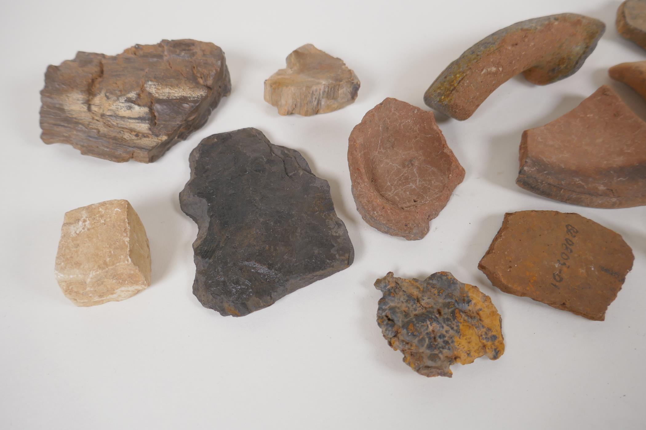 A quantity of Geological samples and archaeological finds - Image 2 of 5