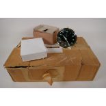 A box of ten Smiths Clockwork alarm clocks, 4½" diameter, new and boxed