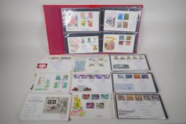 A collection of 140 First Day covers, 1970s, 80s and 90s