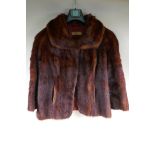 A vintage fur jacket supplied by John Fox of Wimbledon