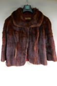 A vintage fur jacket supplied by John Fox of Wimbledon