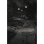 Donald Furst, Artist's Proof etching, 'Nocturne', signed, American gallery label verso, 12½"  x 10½"