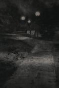 Donald Furst, Artist's Proof etching, 'Nocturne', signed, American gallery label verso, 12½"  x 10½"