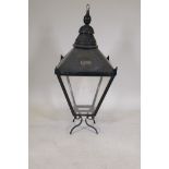 A large 'Urbis' Victorian style Windsor hanging lantern, 42" drop