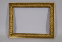 A gilt wood C18th style picture frame, rebate, 26½" x 18½"