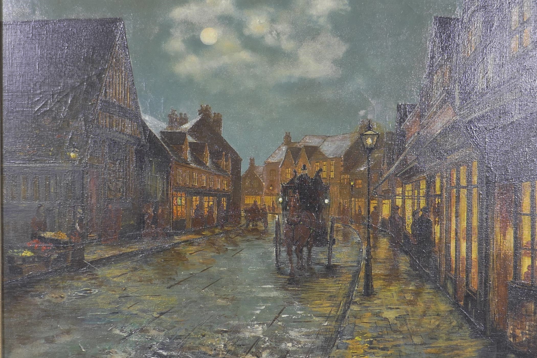 D.B. Wilson, Knowle Warwickshire, No. 21, oil on canvas, signed and dated 1976, 16" x 20"