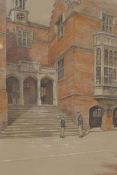 After Cecil Aldin, Harrow School, chromolithograph, signed in pencil and numbered 51, published by