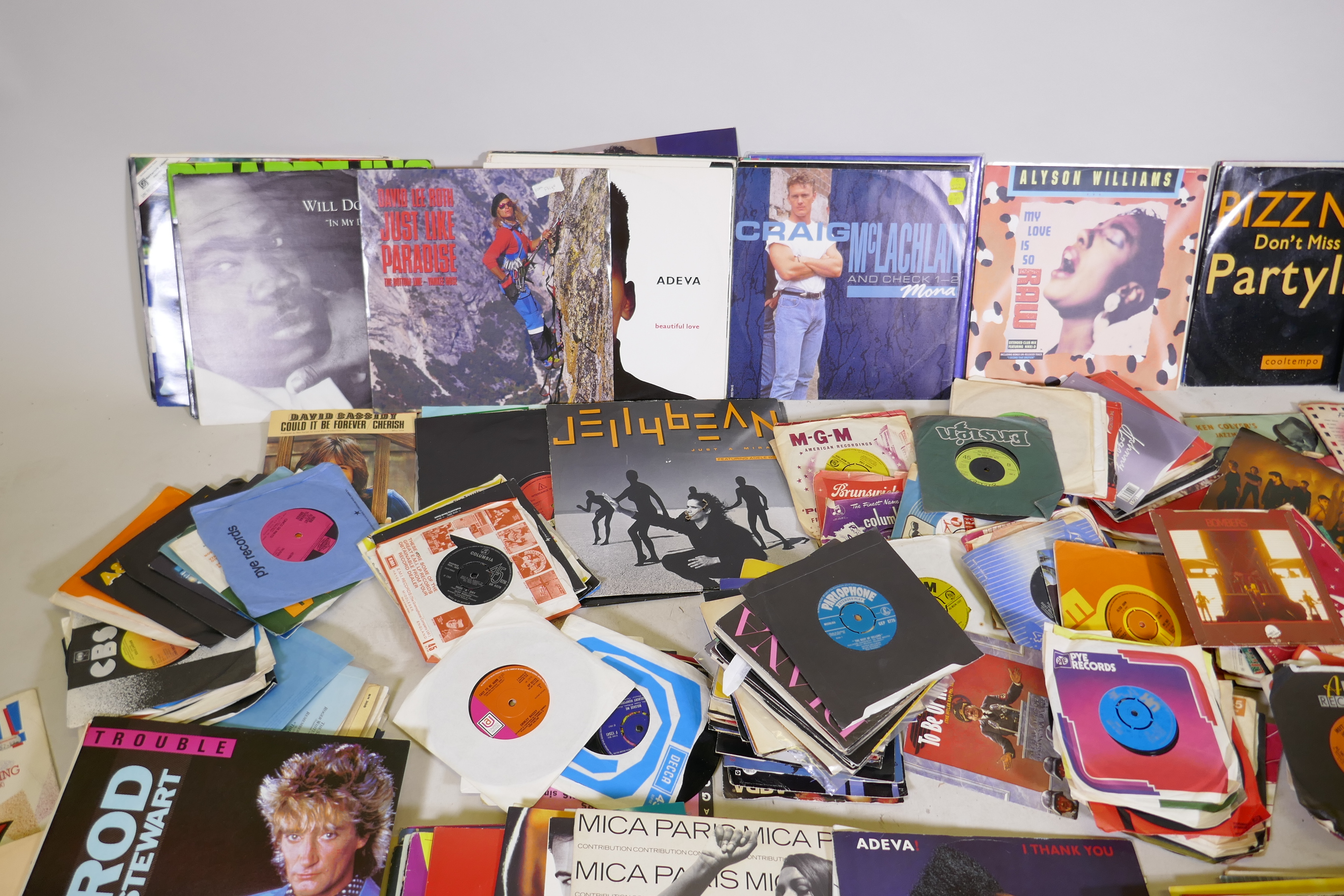 A large collection of records, 12", 10" singles, 7" singles and a quantity of LPs, classical, dance, - Image 2 of 10