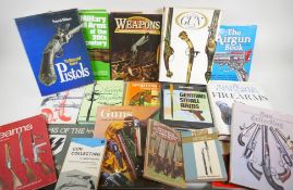 A collection of books on arms and amour militaria