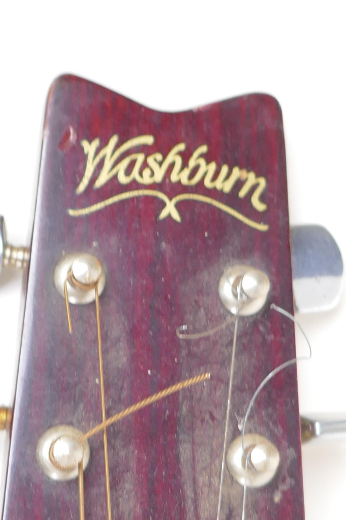 A Washburn model Dion acoustic guitar, 102cm long - Image 3 of 3