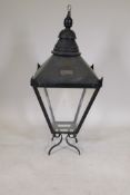 A large 'Urbis' Victorian style Windsor hanging lantern, 42" drop