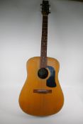 A Washburn model Dion acoustic guitar, 102cm long
